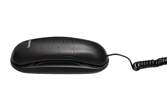 Beetel B26 Slim Corded Landline Phone,Ringer Volume Control,Wall/Desk Mountable,Ringer On/Off Switch,Clear Call Quality,Compact Design,Tone Pulse/Flash/Redial Function (Made in India) (Black)(B26) - Image 4