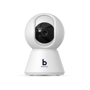 : Beetel 3MP Full HD Smart Wi-Fi CCTV Home Security Camera|360° with Pan Tilt|View & 2-Way Talk|Motion Alert|Night Vision|Smart Tracking|SD Card (Upto 256 GB), Alexa & Google Support|CC3