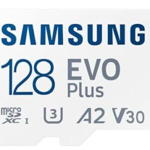 SamsungEVO Plus 128GB Micro SDXC Memory Card w/SD Adaptor Expanded Storage
