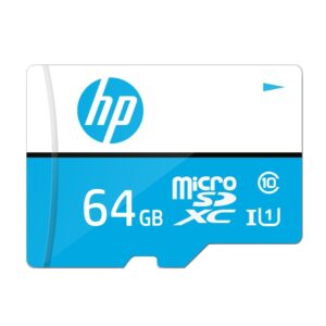 HP 64GB MicroSD Memory Card | SDXC mx310 Class 10 | UHS-I, U1 Card | Upto 100MB/s R | Compitable with Smartphones, Camera, CCTV | Memory Card