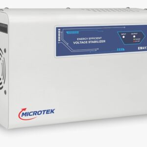 : Microtek EM 4170+ Automatic Air Conditioners (A.C.) Voltage Stabilizer upto 1.5 Ton Working Power 170V-270V with 3 Year Warranty (White)