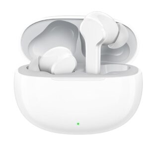 : Compatible with Realme Buds T310 True Wireless Earbuds, 46dB Hybrid ANC, 12.4mm Dynamic Bass Driver, Bluetooth 5.4, 40H Playback, IP55-(White)