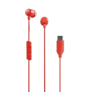: Skullcandy Jib USB-C in-Ear Earbuds with Noise-Isolating Fit, in-Line Mic/Remote, Call & Track Control, Comfortable Fit, Compatible with Smartphones, Tablets – Plasma