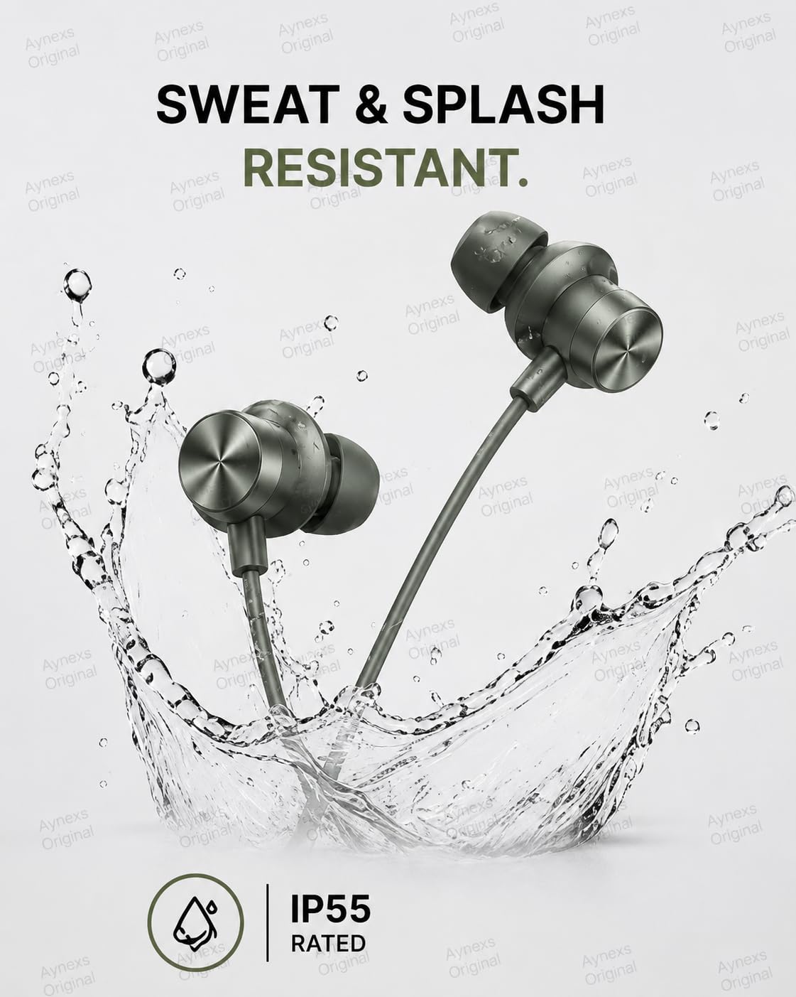 : for OnePlus Bullets Wireless Z2 ANC, Bluetooth Neckband Earbuds, Hybrid 45dB Noise Cancellation, Mic, 12.4mm Drivers, 10-Min Quick Charge, 20-Hr Music, 28H Battery, Deep Bass-(Green) - Image 2