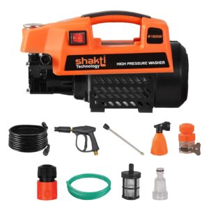 Shakti Technology S3 High Pressure Car Washer Machine 1800 Watts and Pressure 120 Bar for Cleaning Car Bike Home