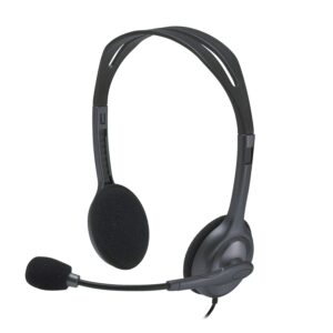 Logitech H111 Wired On Ear Headphones With Mic Black Information
