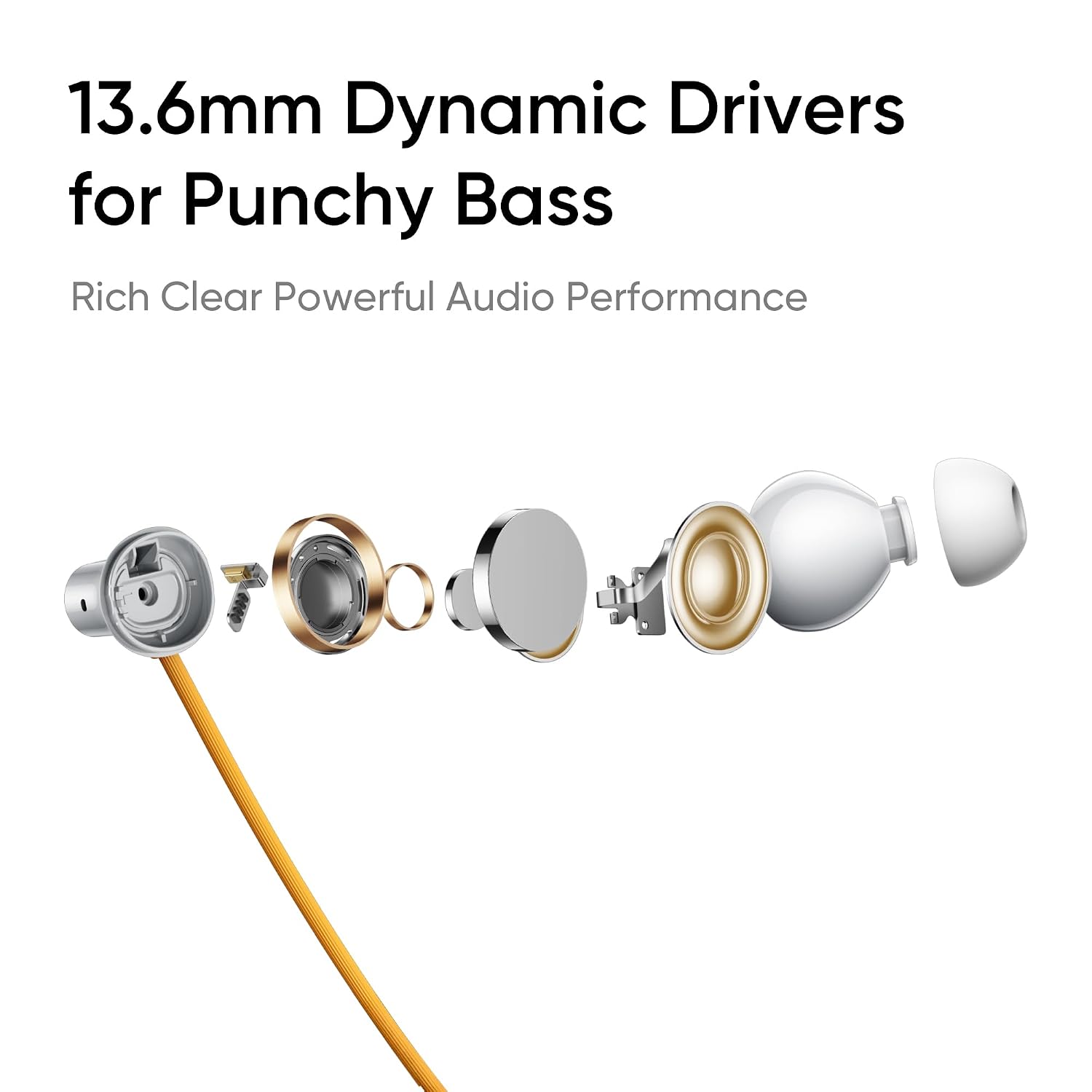 : realme Buds Wireless 5 ANC in Ear Bluetooth Headphones,50dB ANC, 13.6mm Dynamic Bass Driver,360° Spatial Audio,45ms Low Latency,Upto 38hrs Playback,IP55 Rating,Dual Device Connection (Midnight Black) - Image 6