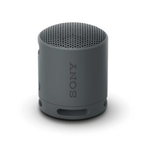 : Sony SRS-XB100 Portable Bluetooth Speaker, Extra Bass, IP67 Waterproof & Dustproof, 16 Hr Battery, Hands-Free Calling, Strap – Black