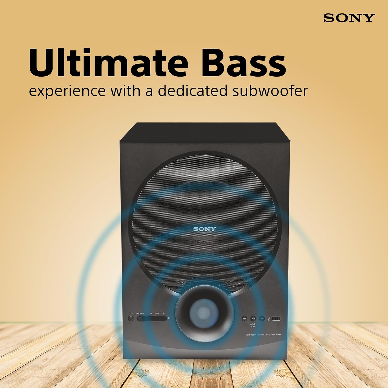 : Sony SA-D40M2 All in One 4.1ch Home Theatre System with 100W Power Output and Powerful Subwoofer – Black (Model no.YY2090C) - Image 5