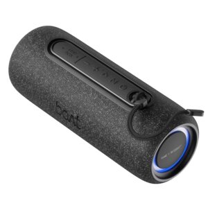 boAt Stone 350 Pro Plus 16W Signature Sound, Up to 8 Hours Playtime, IPX5 Resistance, Type-C Charging, TWS for 2X Power, Built-in Mic, Voice Assistant Wireless Bluetooth Speaker (Carbon Black)