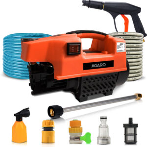 AGARO Supreme 1800 Watt, 120 Bar, 6.5L/Min Flow Rate, 8 Mtr Hose, Car & Bike, High Pressure Washer Price in India - Buy AGARO Supreme 1800 Watt, 120 Bar, 6.5L/Min Flow Rate, 8 Mtr Hose, Car & Bike, High Pressure Washer online